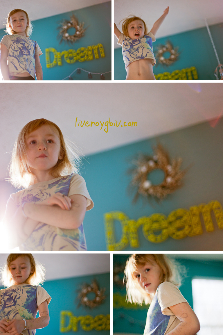 liveroygbiv_katieswift_girls_children_fun_lifestyle_bed_crazy_hair_brushing_bedroom_childhood_springboro_ohio